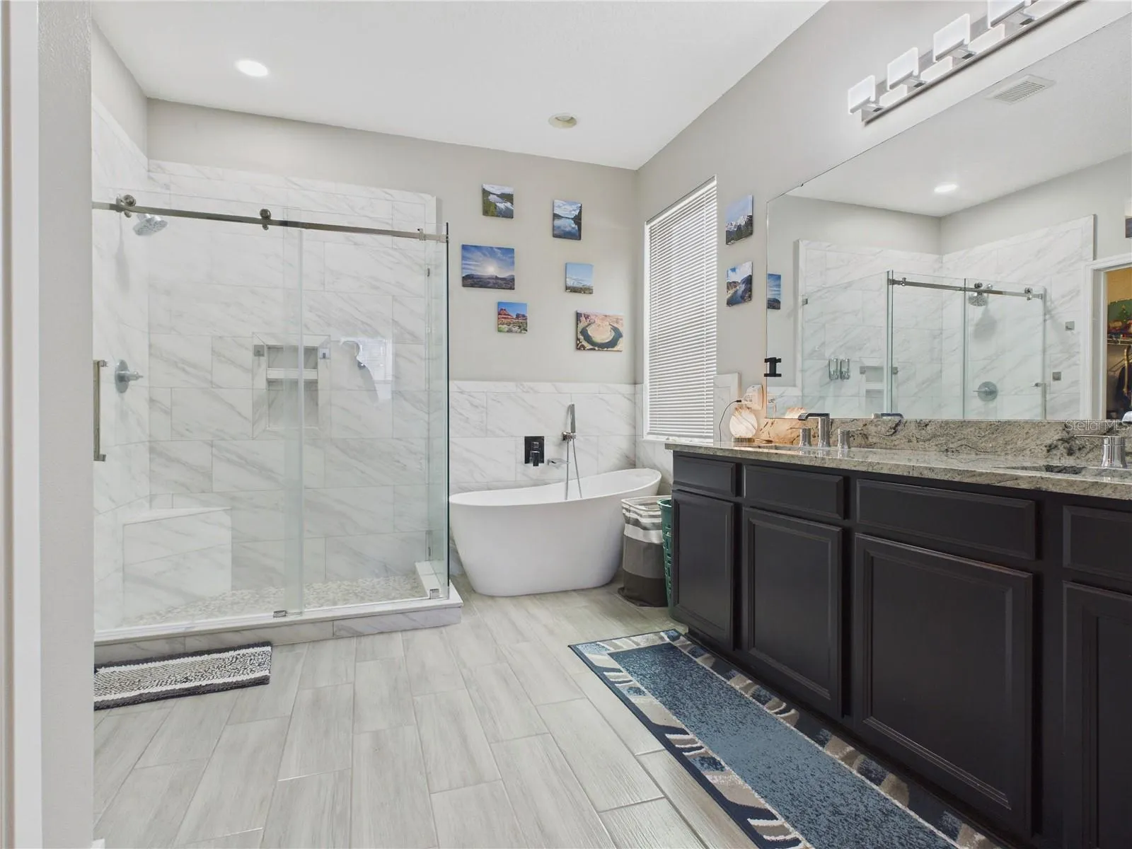 Primary bathroom first floor living