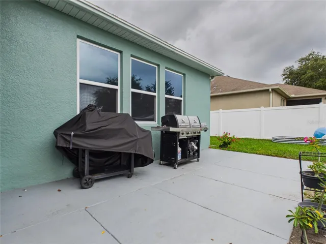 Extended patio