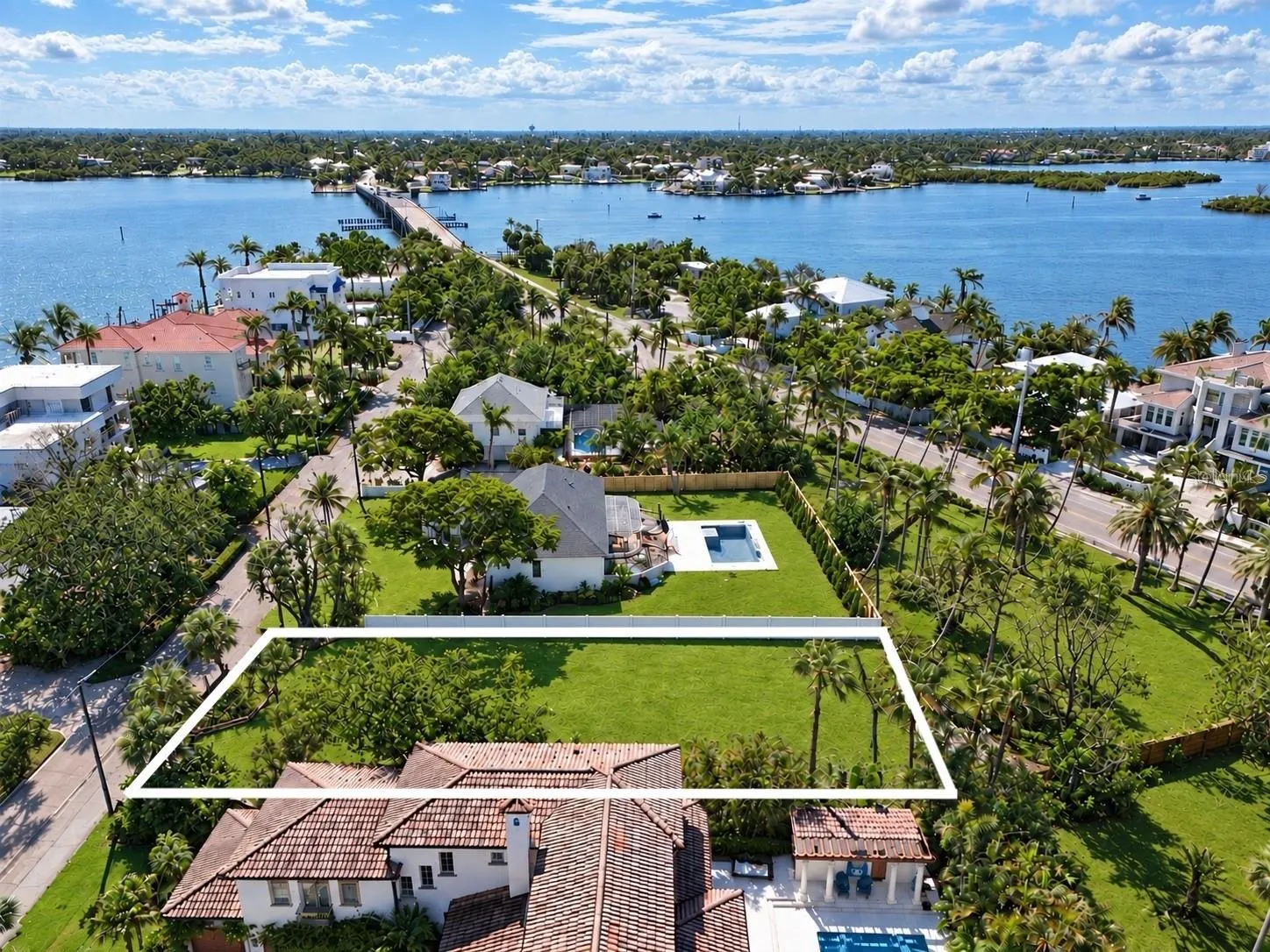 First neighborhood after the North Siesta Key bridge