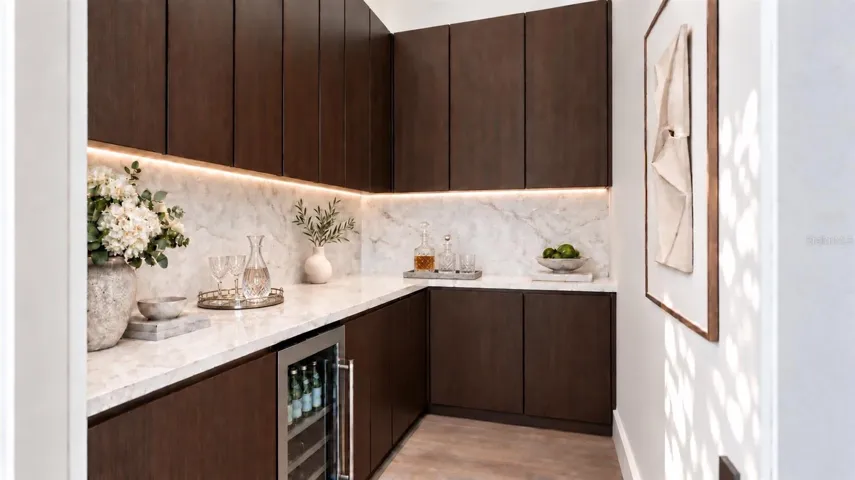 Butlers pantry, with virtual staging