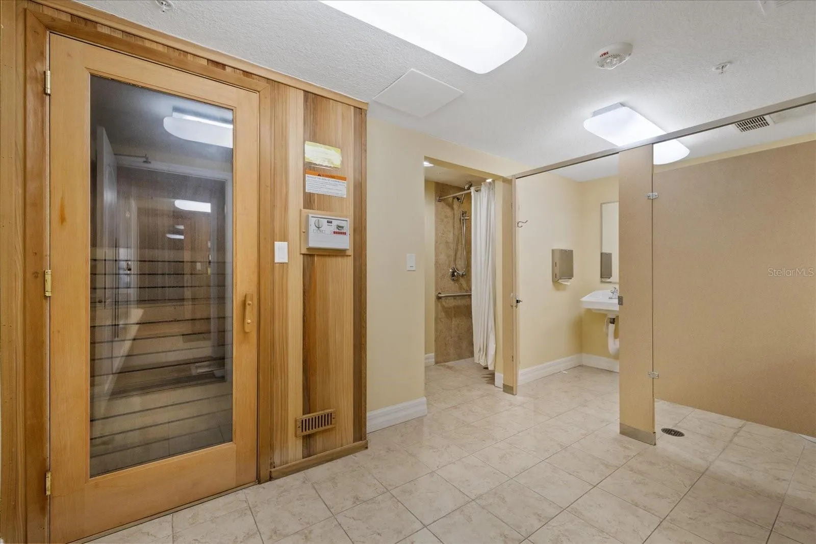 sauna room