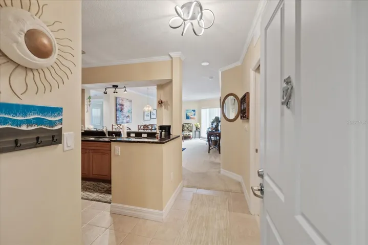 Entryway from front door