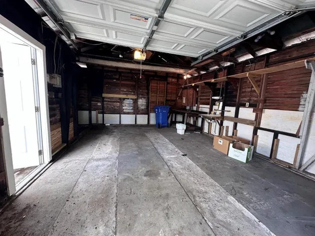 Inside of the Detached Garage
