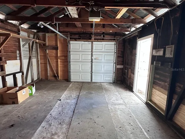 Inside of the Detached Garage