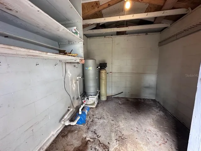 Inside of the Detached Storage Building &amp; 2nd Well Pump