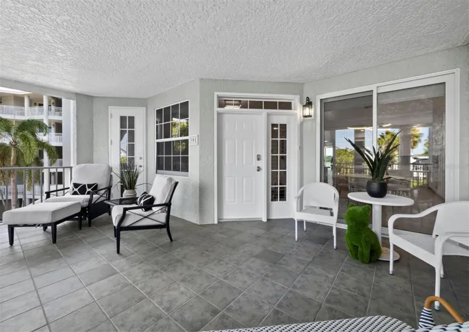 Front deck and entry