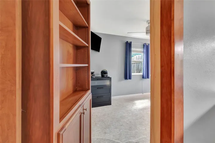 Both bookcase &amp; a door