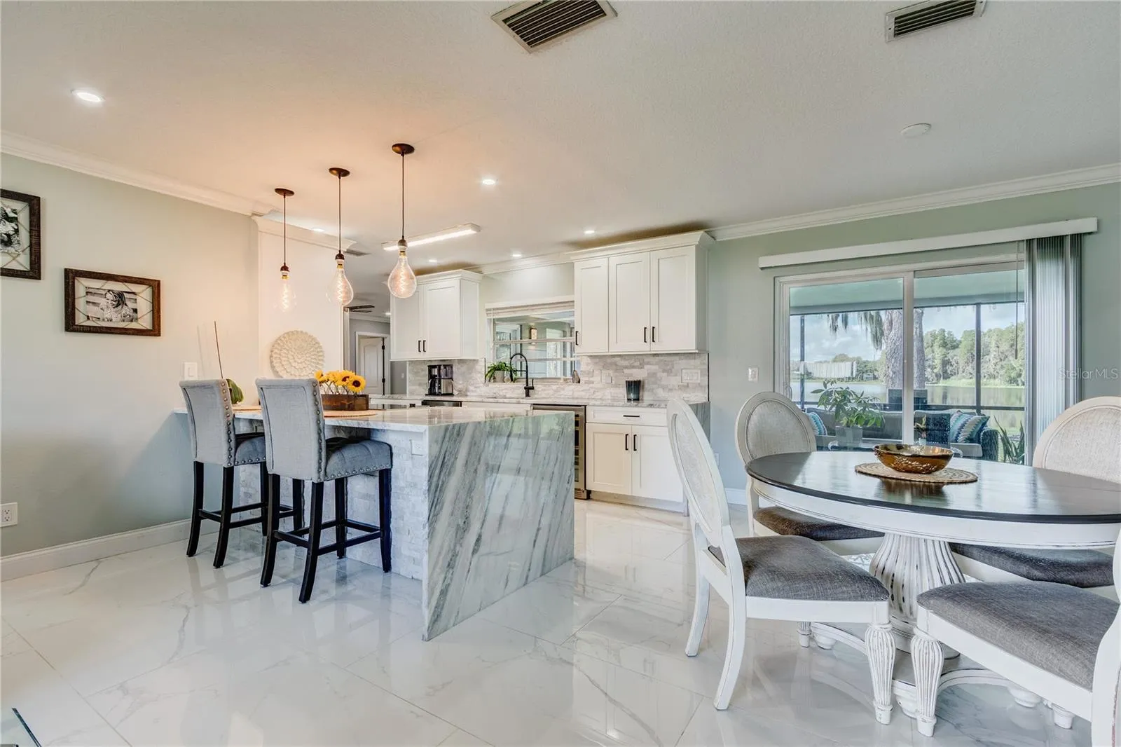 Kitchen and dining area OPEN to Great room