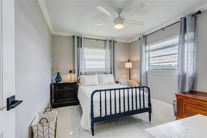 Guest bedroom with lake view