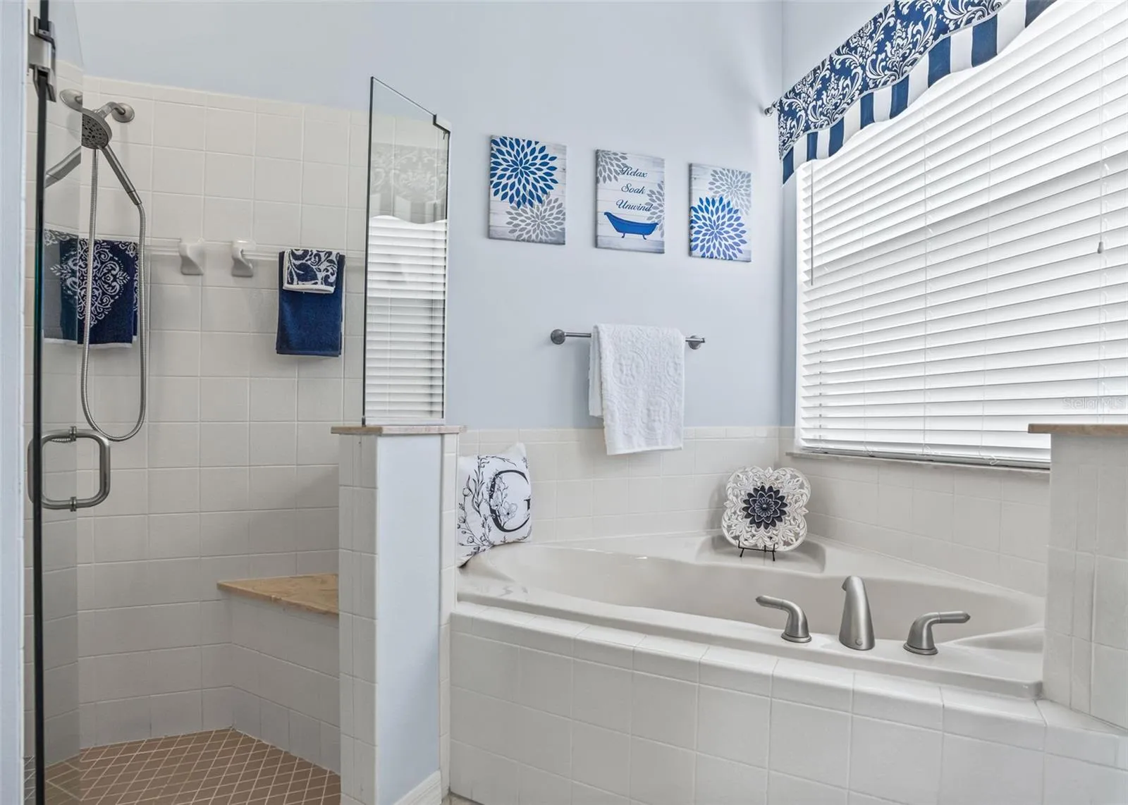 Tiled Walk in Shower