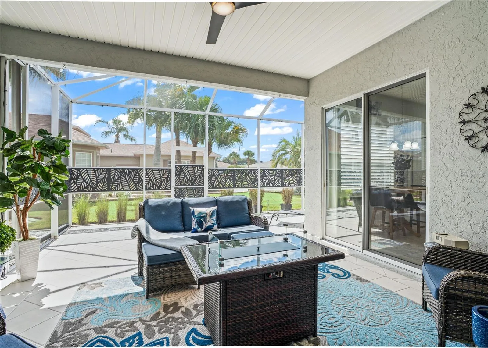22 x 15 Covered Lanai w/Birdcage Enclosure