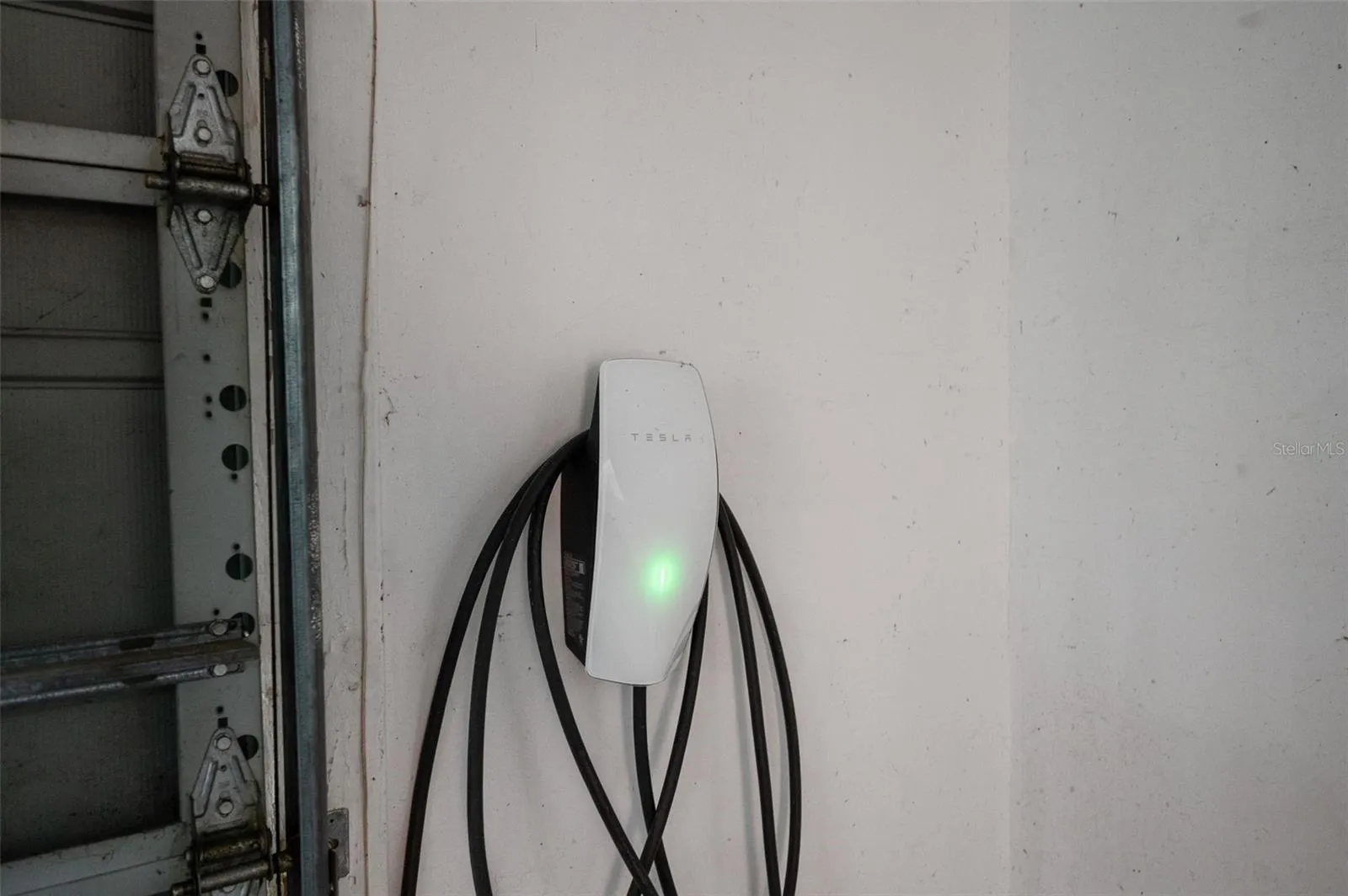 Tesla Supercharger in Garage