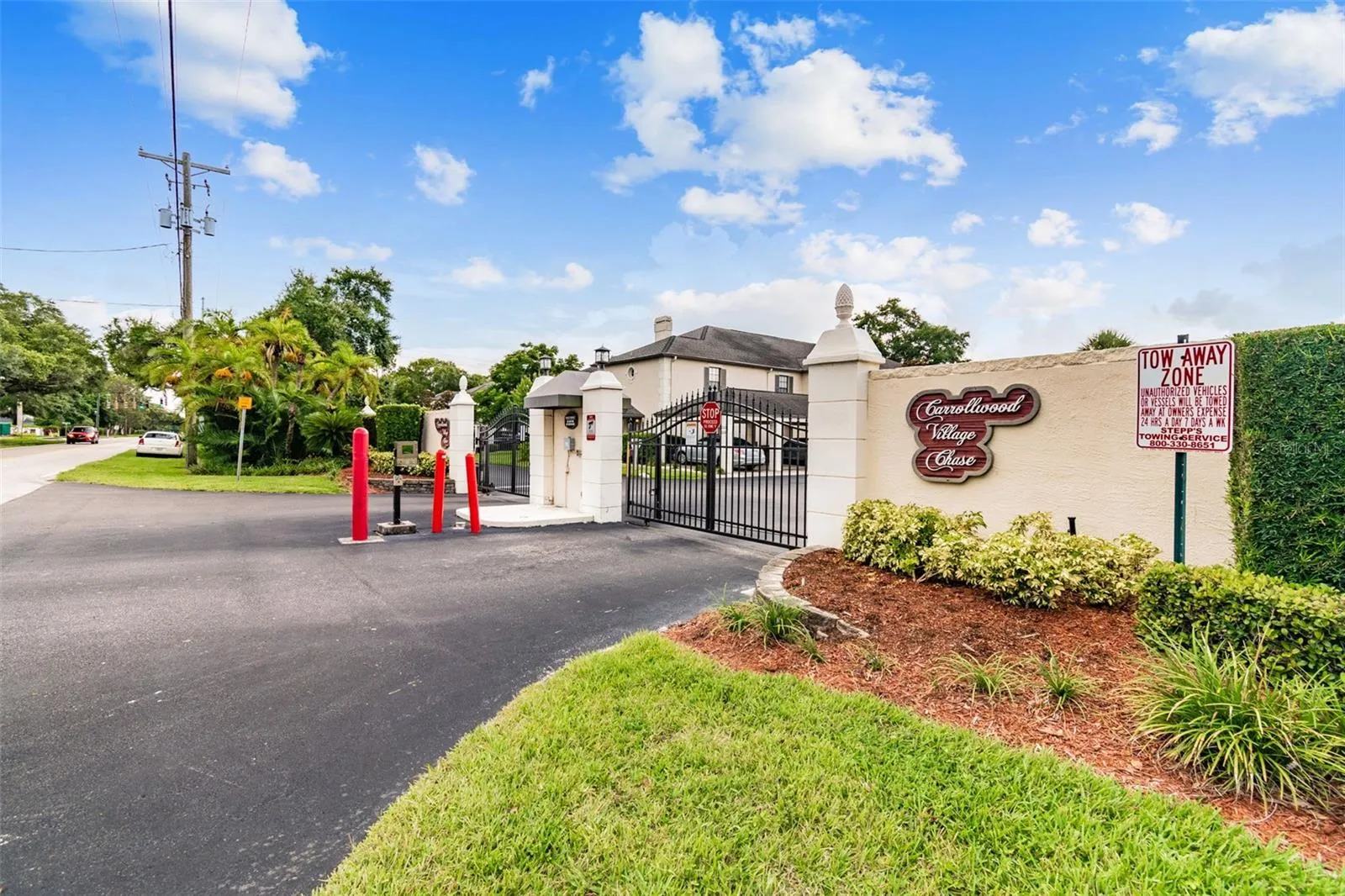 Gated entrance