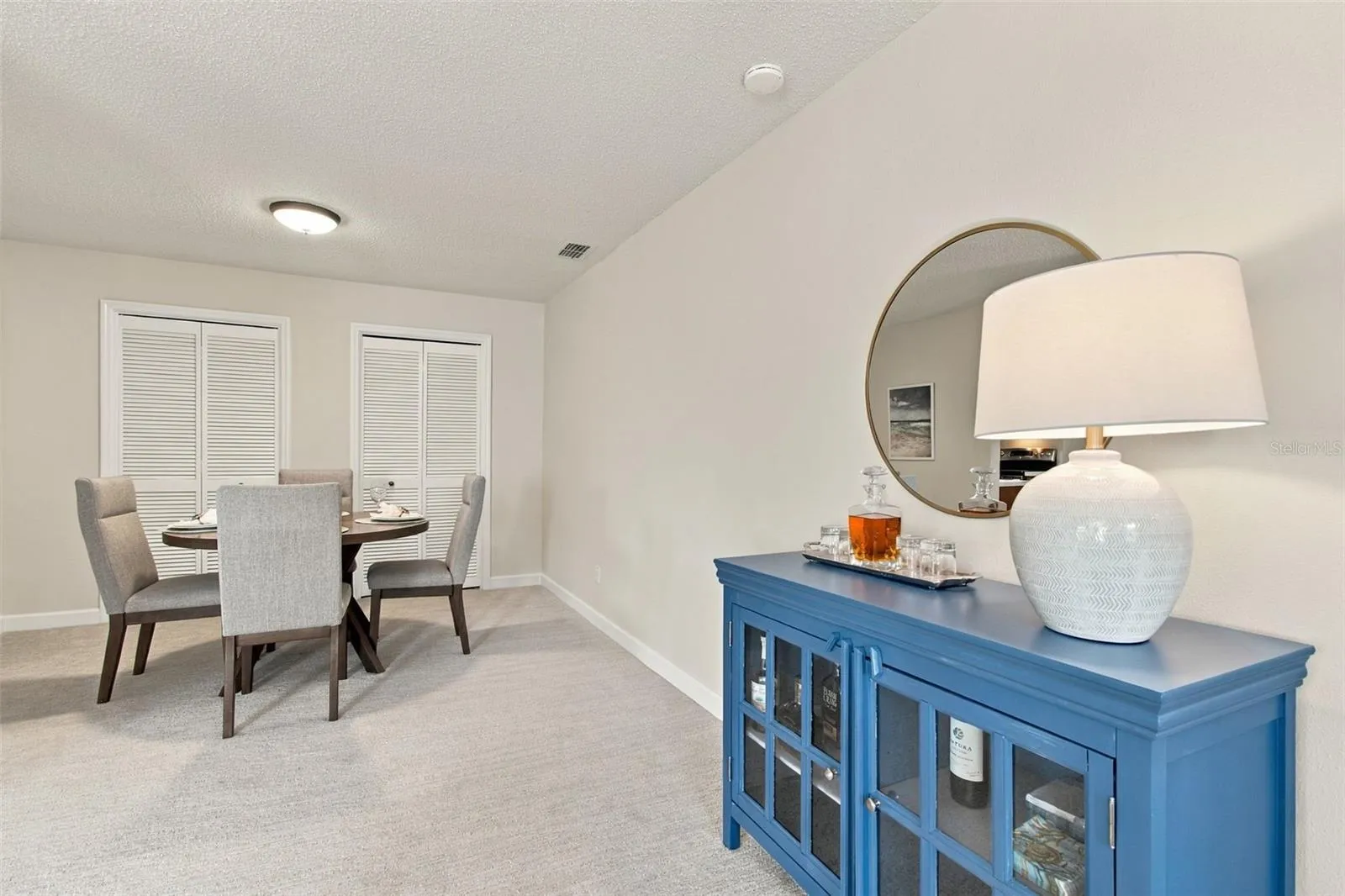 Separate dining space