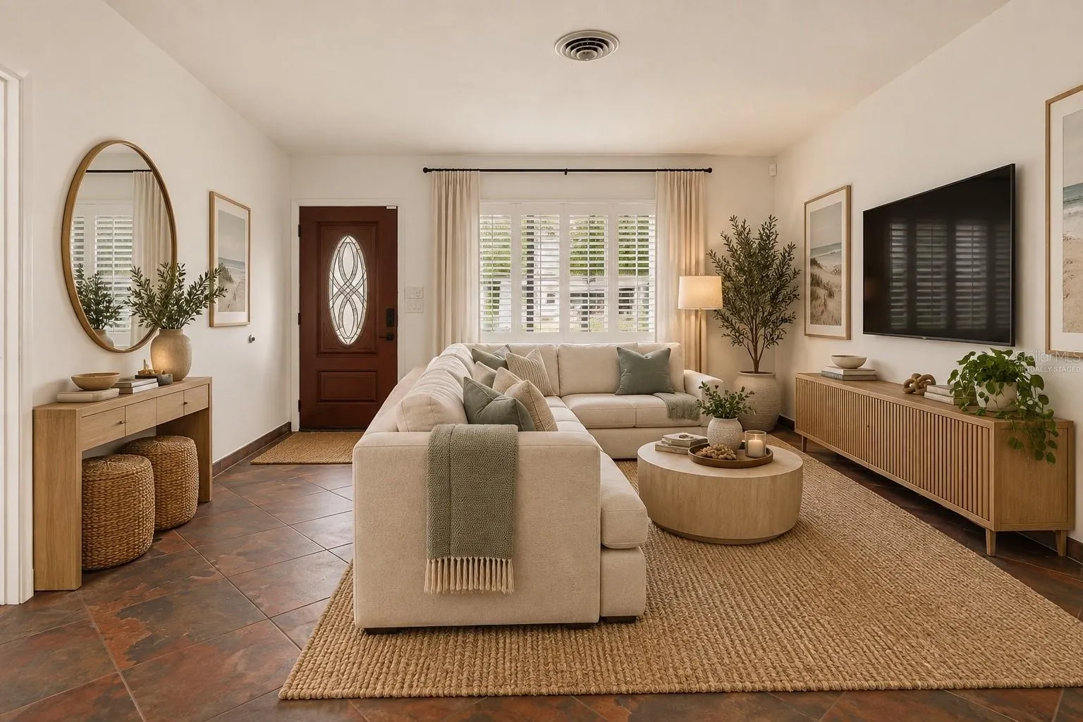 Living Room Virtually Staged