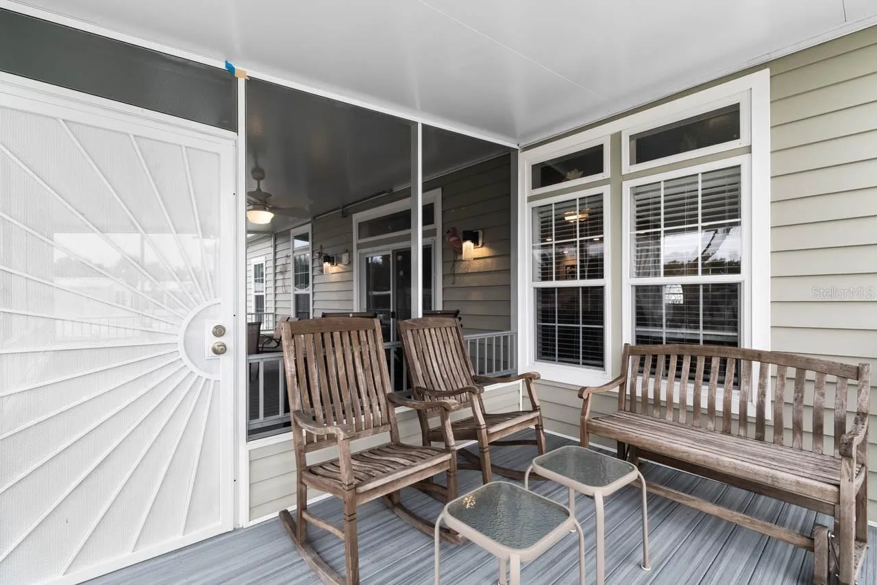 Covered porch