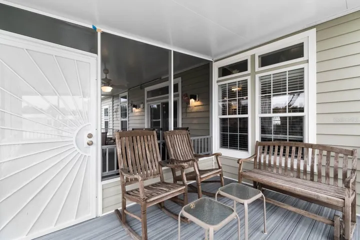 Covered porch