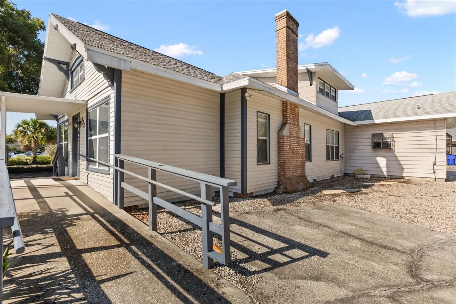 Front ramp office entrance