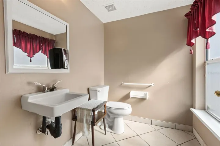 Lobby bathroom