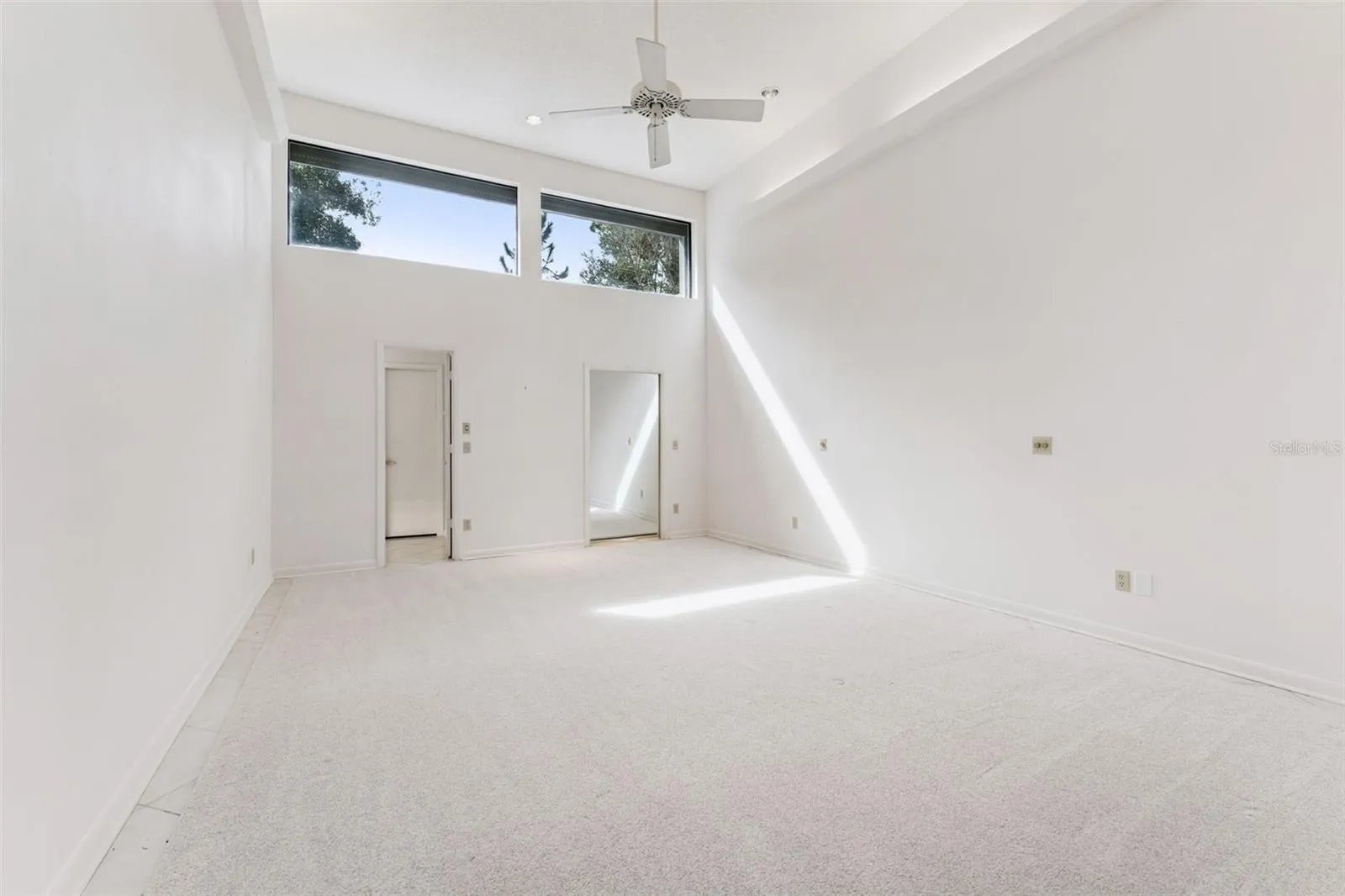 Downstairs primary room