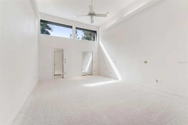 Downstairs primary room