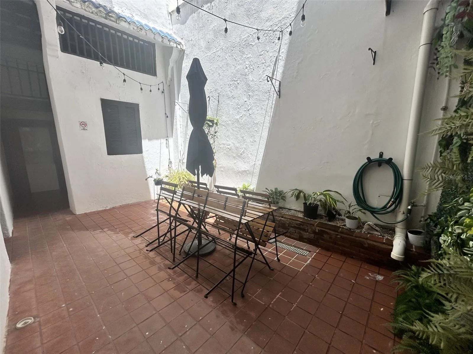 Private interior patio Private interior patio