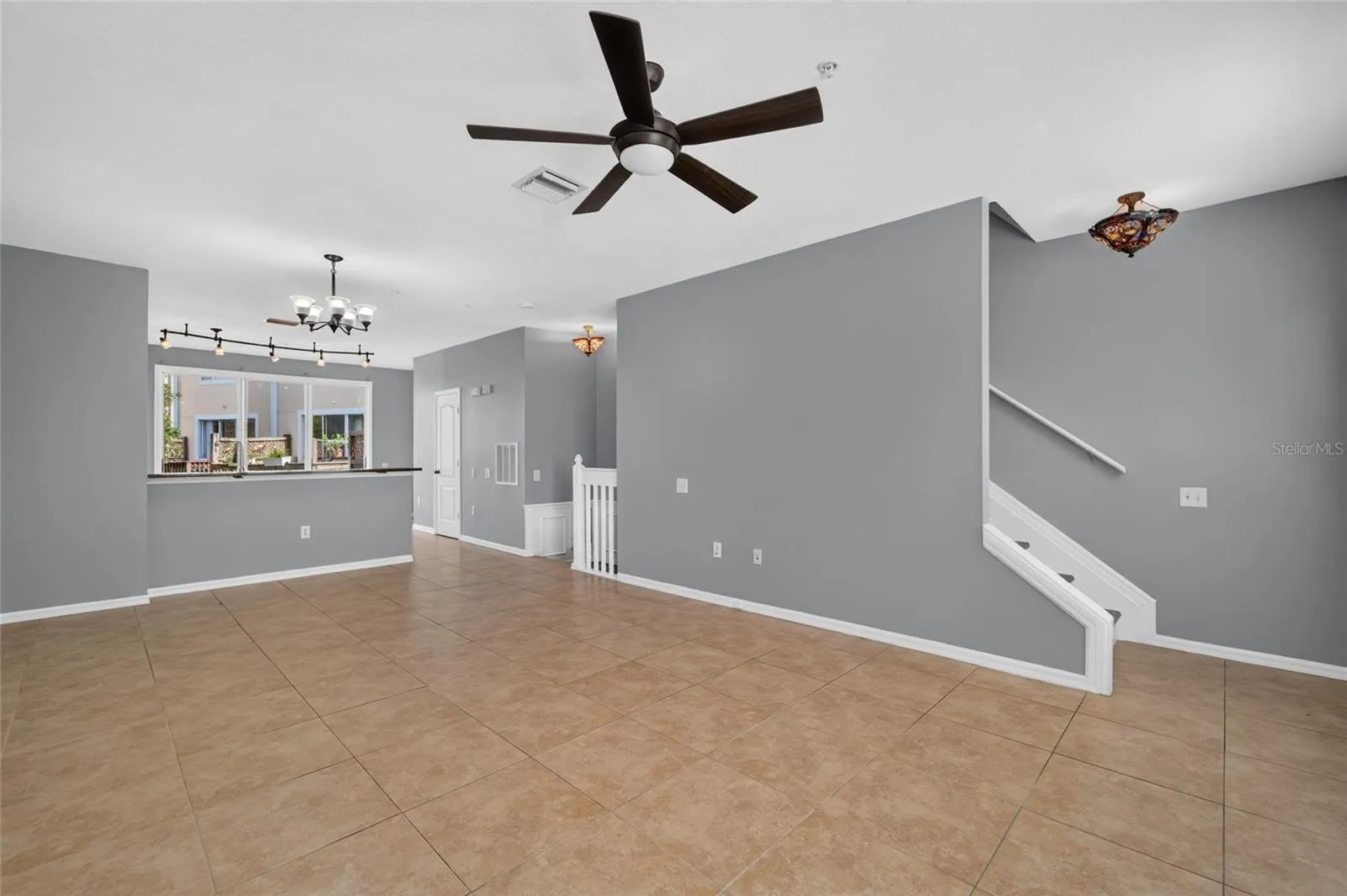 Living room area/family room area