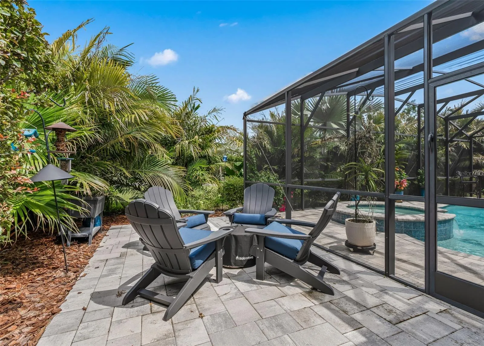 Brick paver patio for enjoying the outdoors