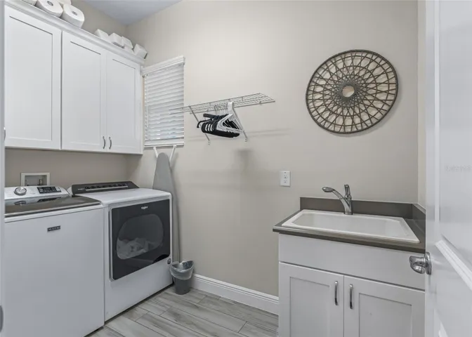 Laundry with plenty of storage