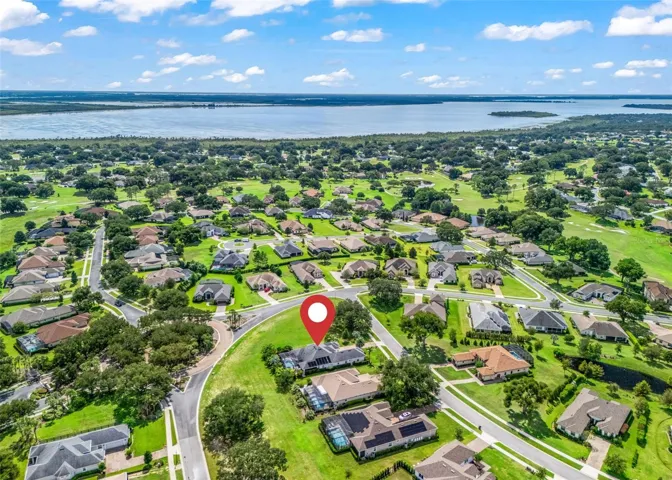 Aerial shot of Bella Vistaat Harbor Hills