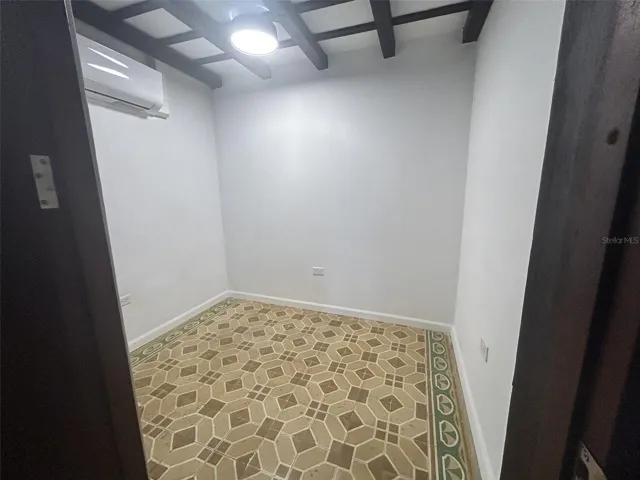 Bedroom 3, main level, facing the entry, split A/C