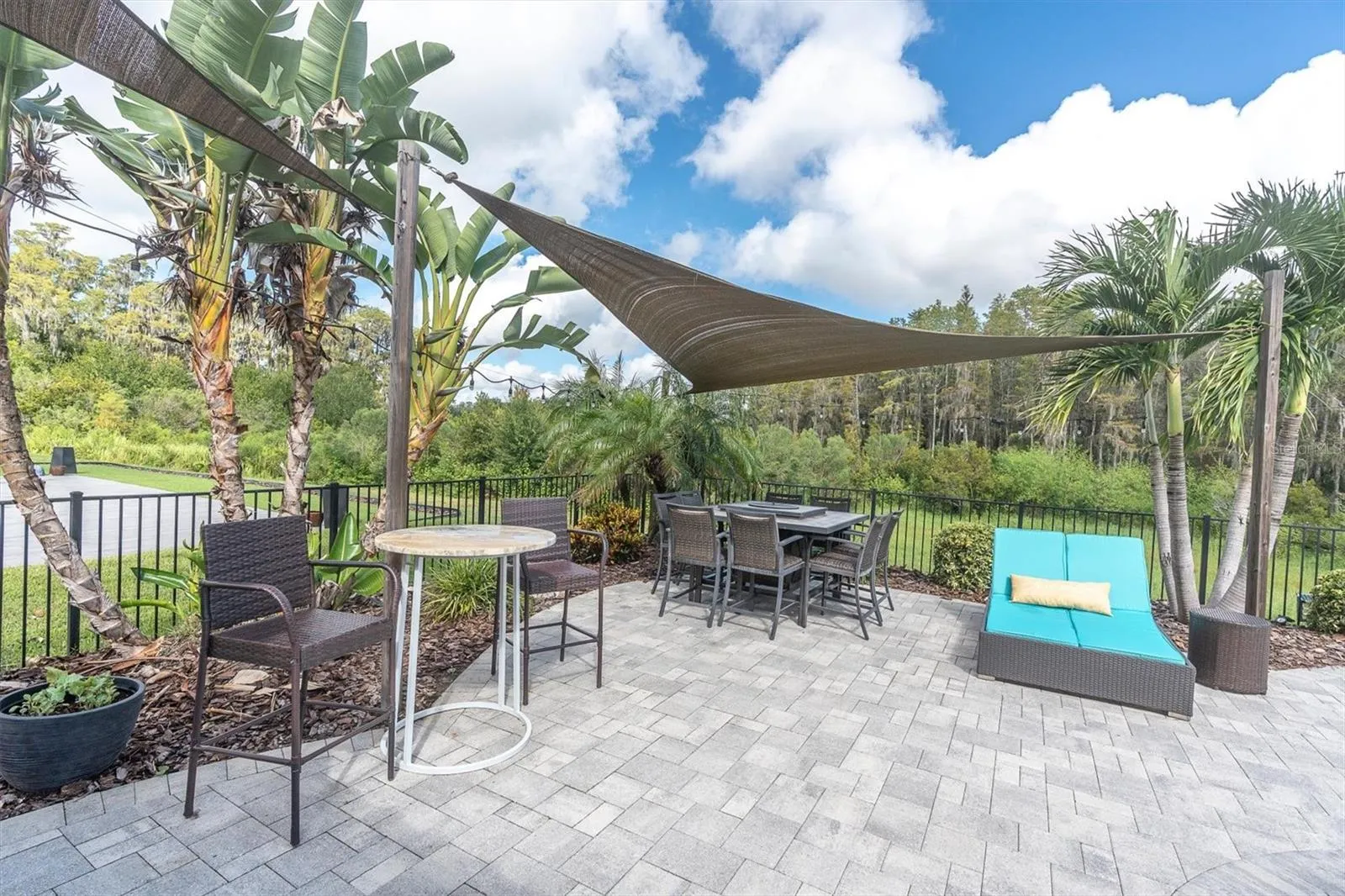 Outside seating area