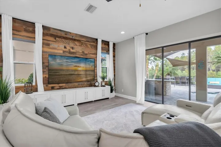 Living room w/ view
