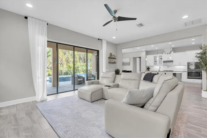 Living room w/ view