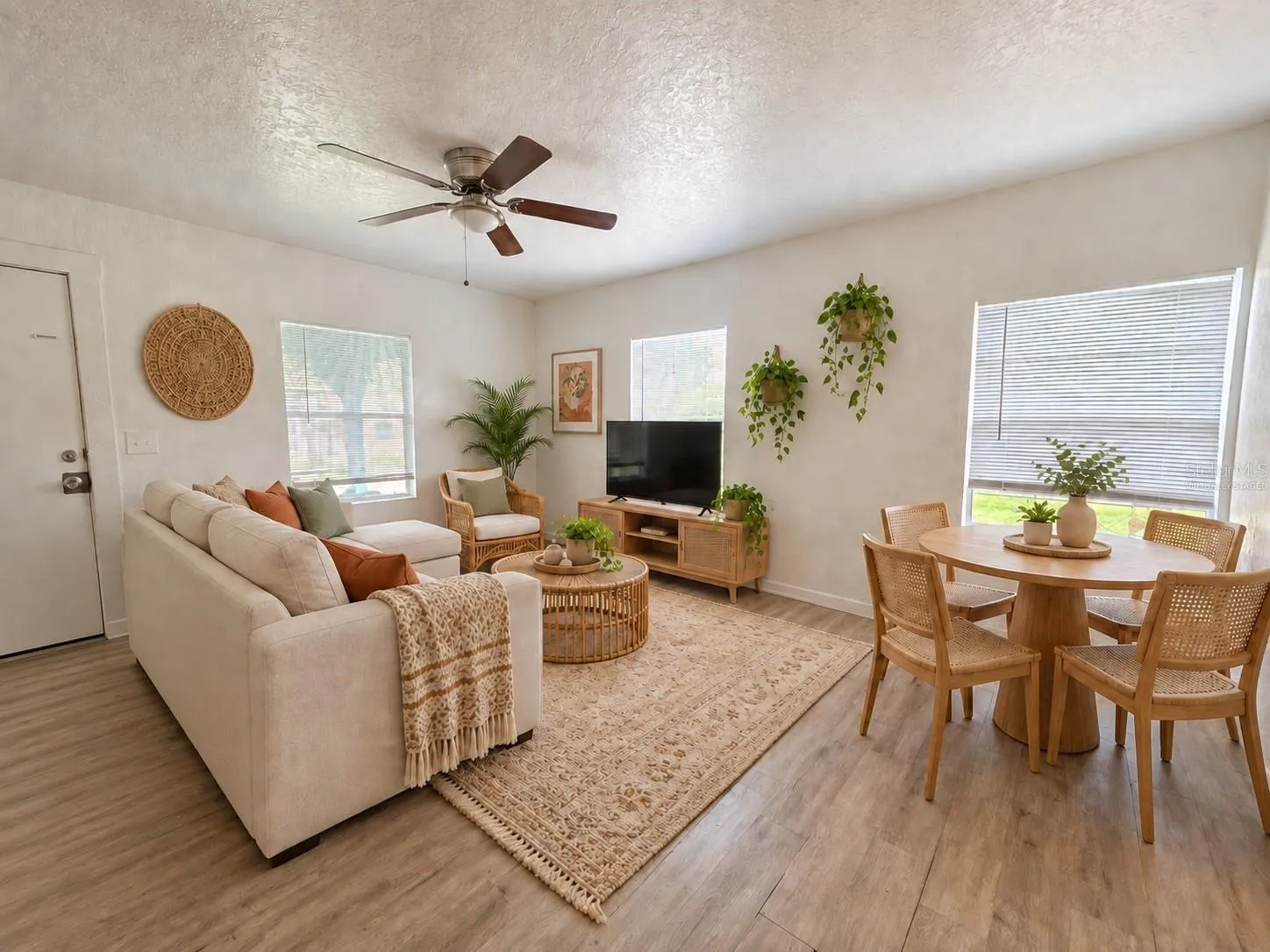 Living and Dining Room - virtually staged