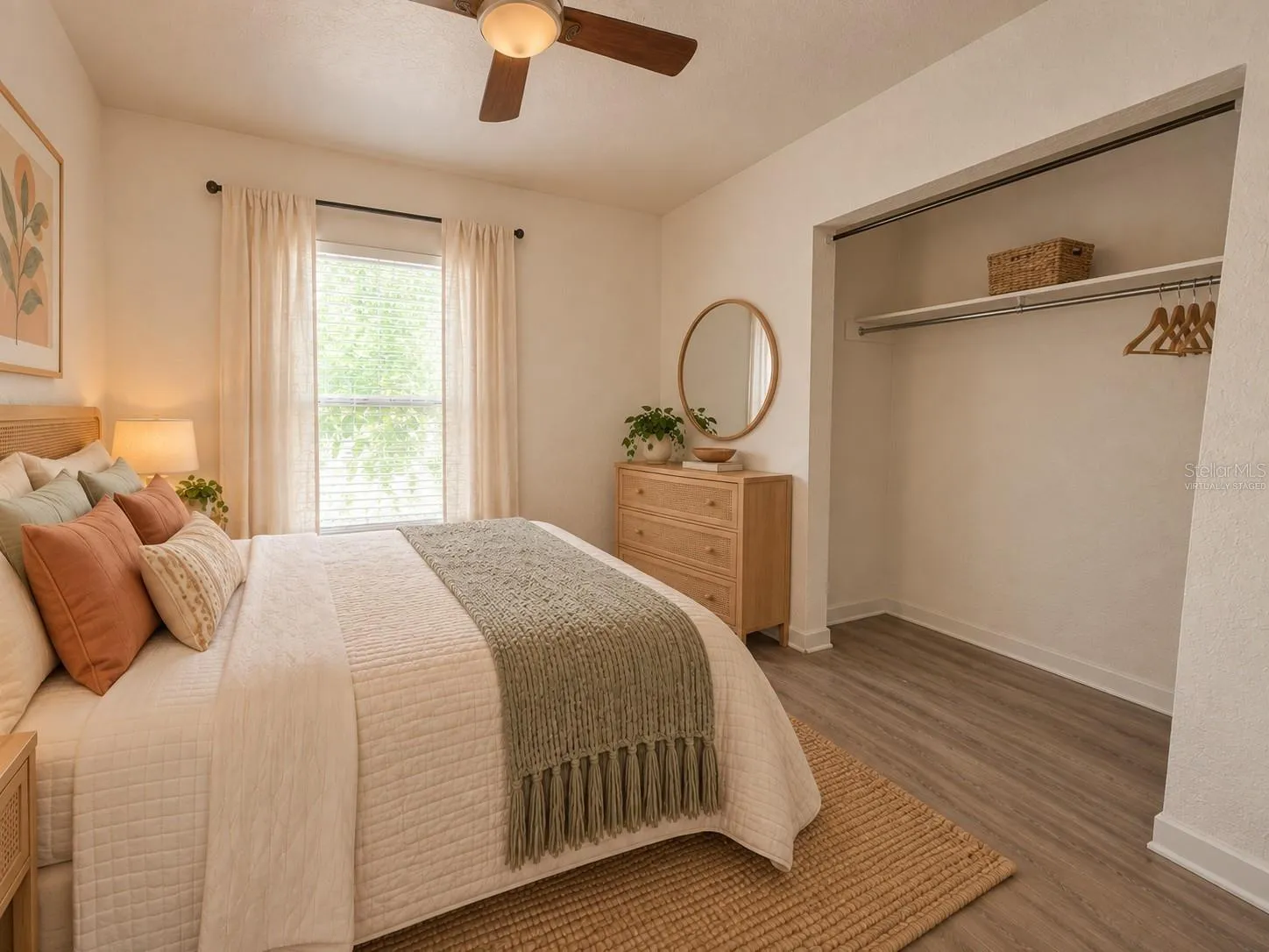 Bedroom 2 - - virtually staged