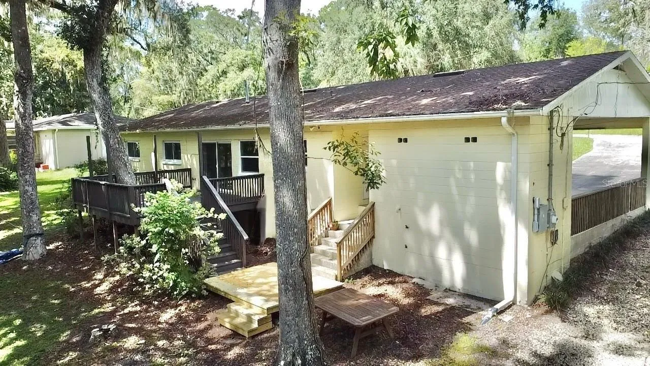 Back of home