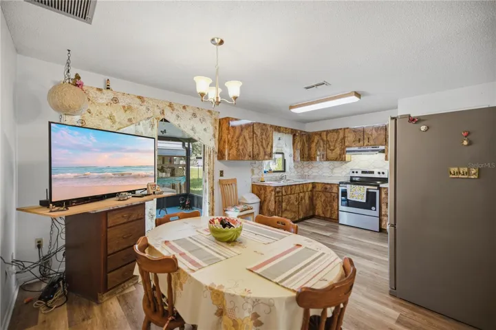 Dining Room into Kitchen
