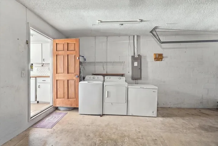 Laundry Area in Garage