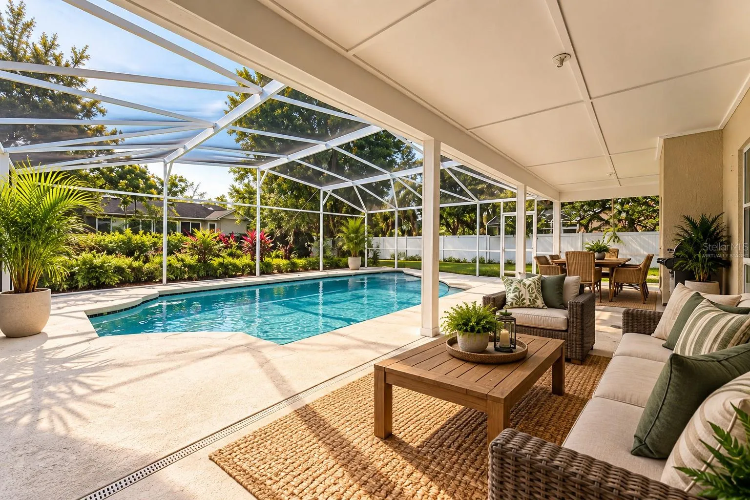 Pool Virtually Staged