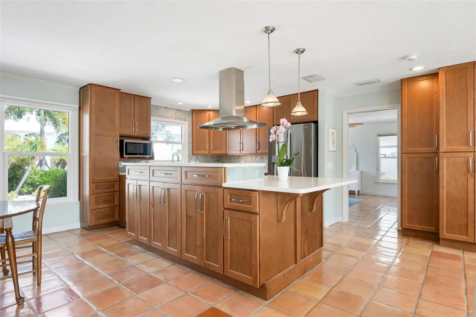 Open concept kitchen