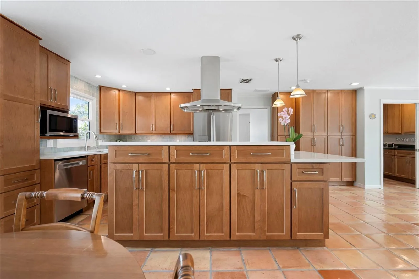 Open concept kitchen