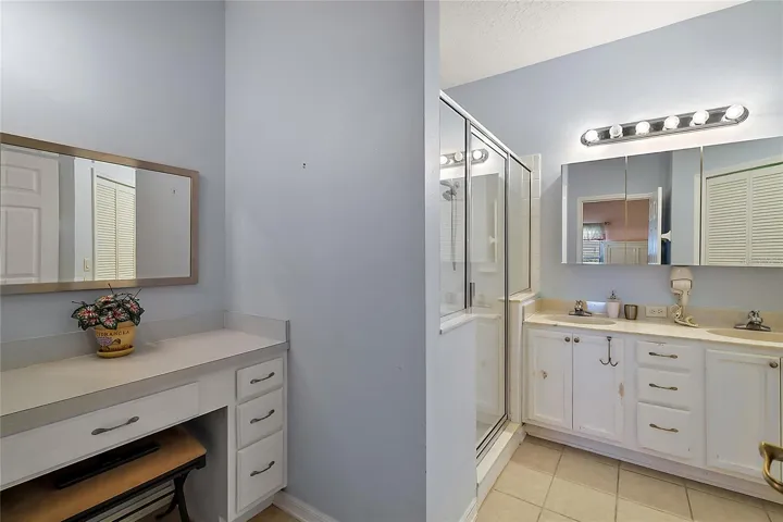 Primary Bathroom and Vanity area