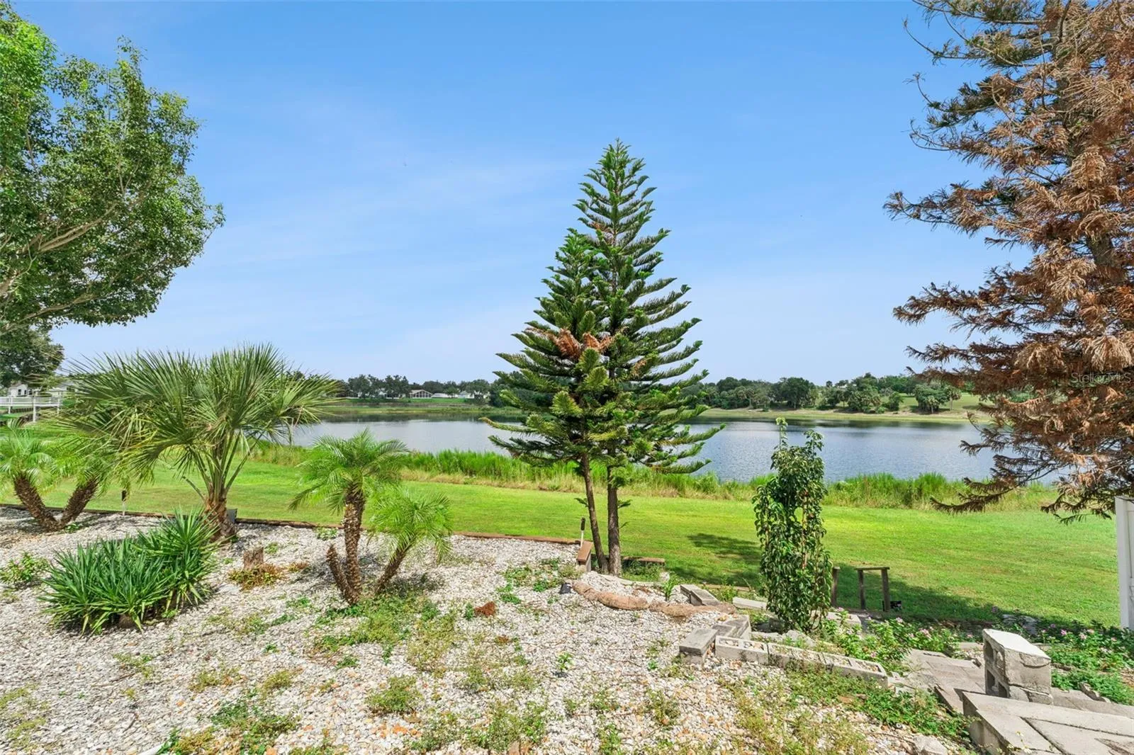 Backyard view of Lake Suzanne