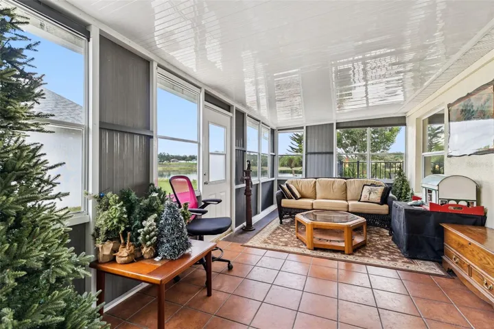 Florida Rooms overlooking the tranquil waters of Lake Suzanne