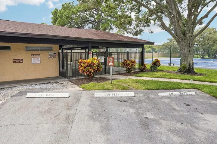 Car wash area