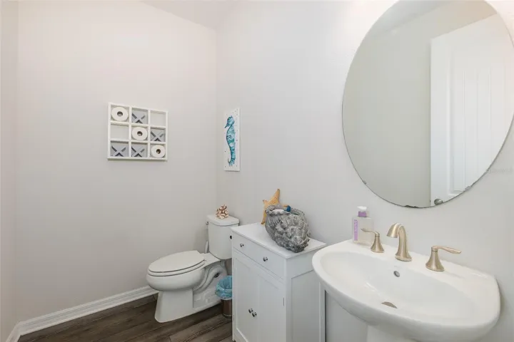 Half bath downstairs