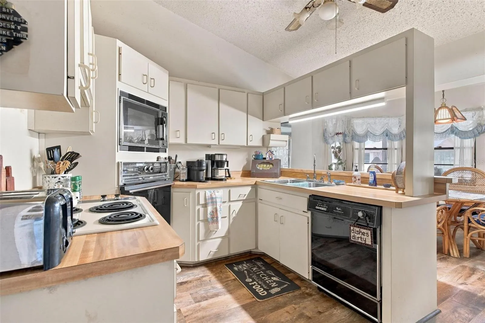 Kitchen with appliances.