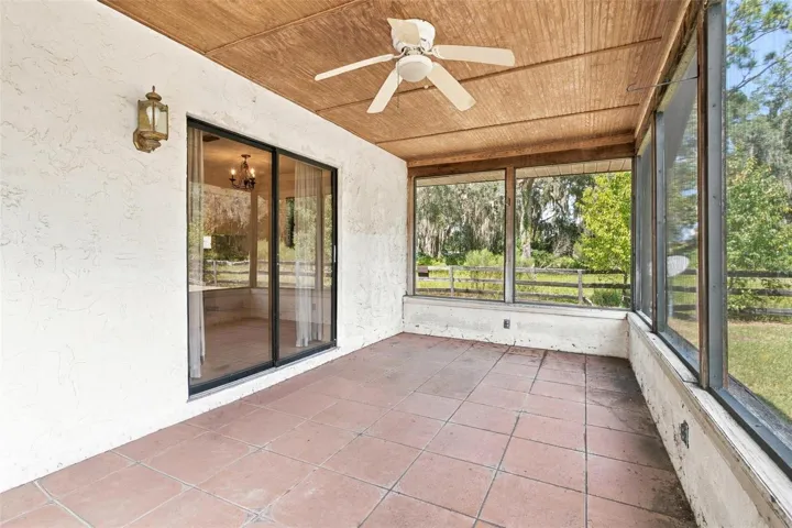Guest house porch.