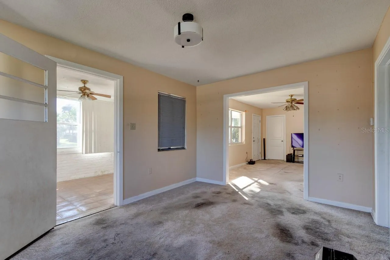 Dining room with access to Florida room